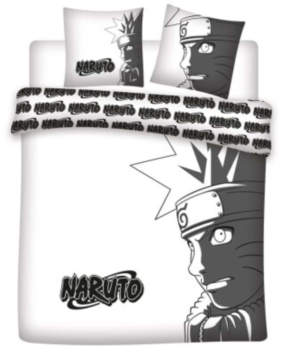 Naruto Dekbedovertrek 240 x 220 cm - polykatoen