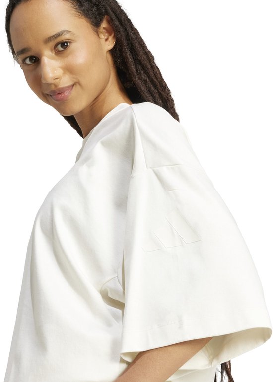 ADIDAS - w all szn sl t - T-shirt de Sport manches courtes femme - Wit