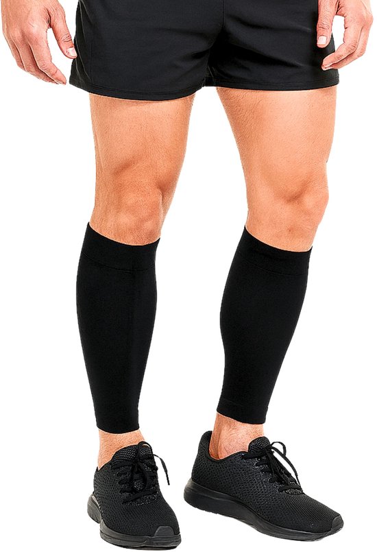 Manchons De Compression Pour Mollets AZengear - Taille L/XL (35-40 Cm) - Unisex - Gris - Neufs