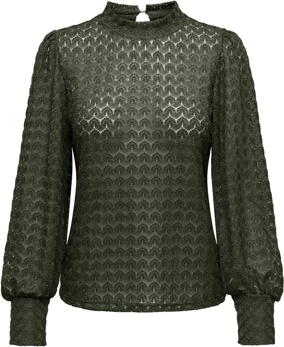 JDY - JDYAVERY L/S LACE TOP JRS NOOS - Dames - Blouses