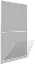 vidaXL Porte moustiquaire avec charnières 120x240 cm blanc