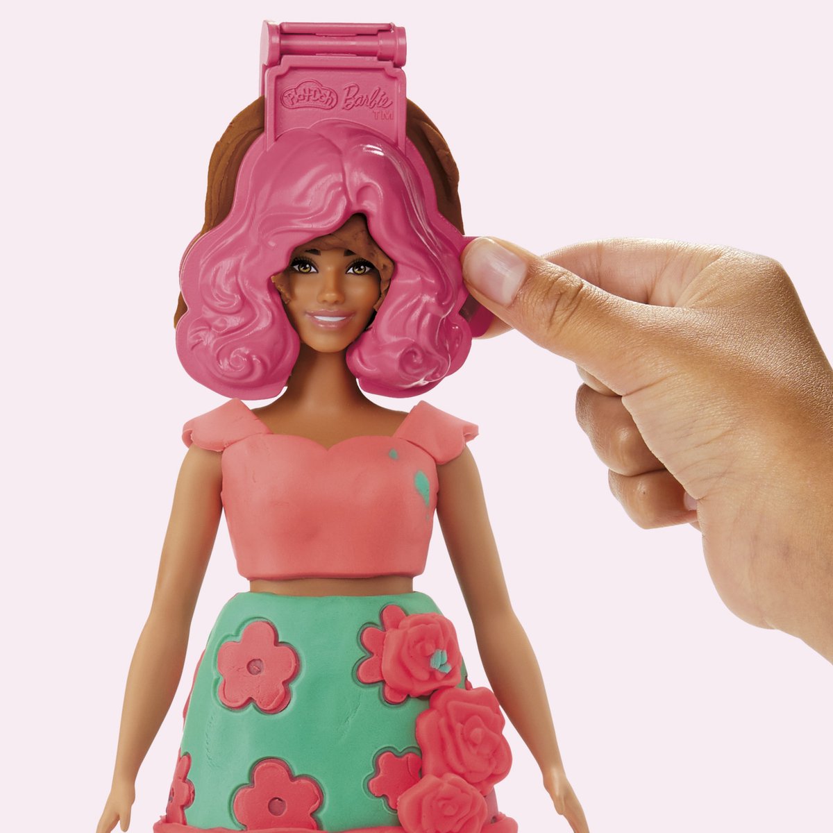 Play-Doh-set Barbie Bloemen en Franjes - Maak Poppenkleertjes - Boetseerklei — cadeau in Spellen & Speelgoed - foto 5