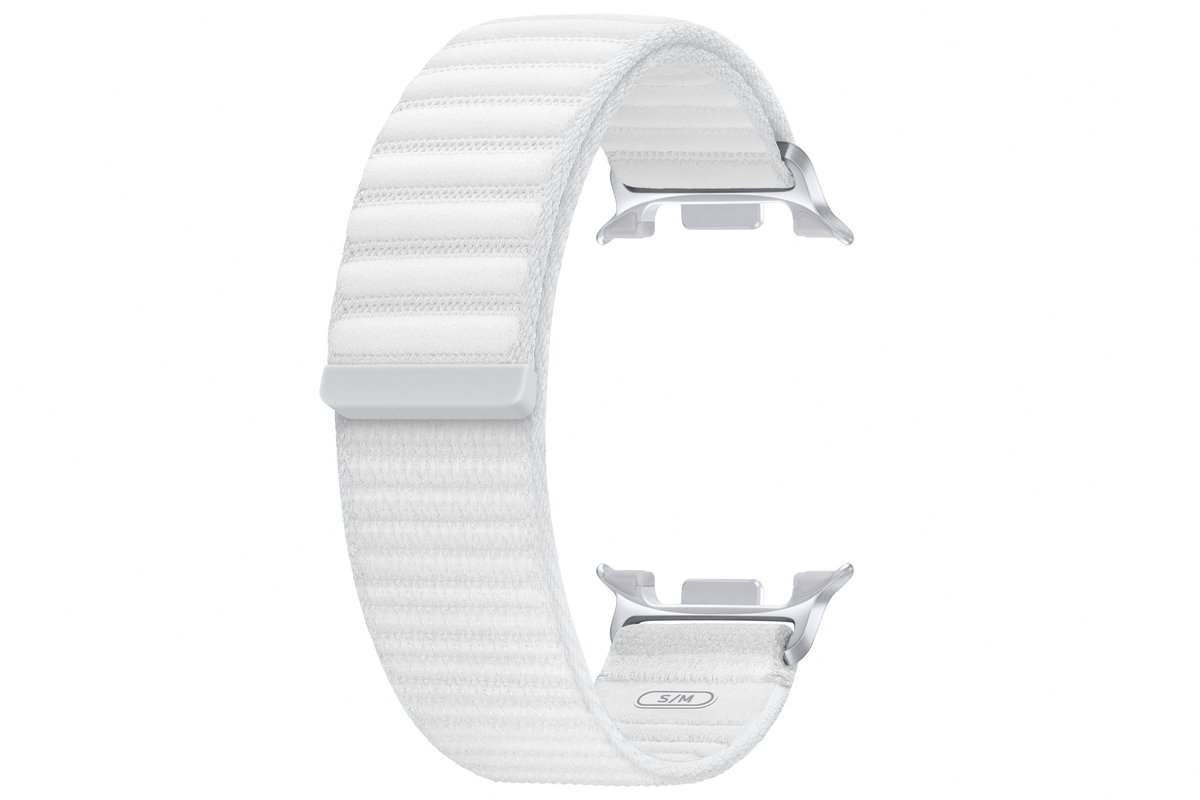 Samsung Galaxy Watch 8 - Smartwatchbandje - Fabric (S/M) - Wit