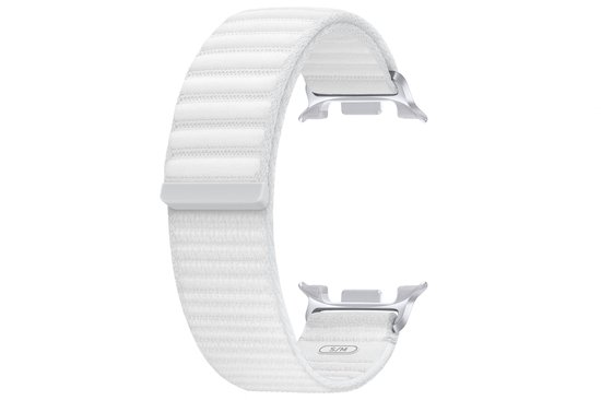 Samsung Galaxy Watch 8 - Smartwatchbandje - Fabric (S/M) - Wit