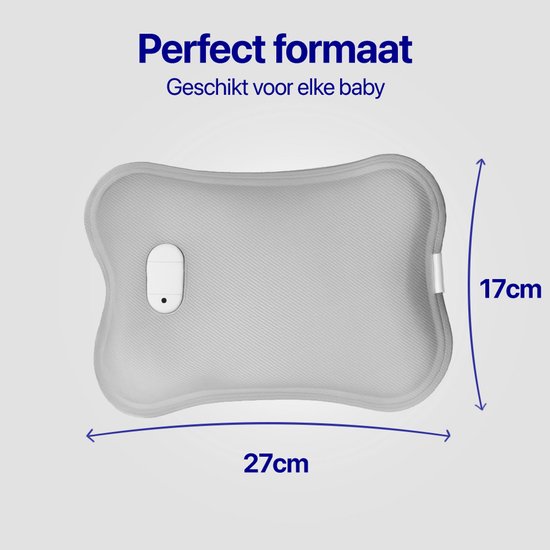 Living Needs Babykruik - Elektrische kruik - Kruik - Grijs — afbeelding 4