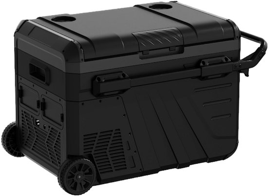 Evolar Elektrische Compressor Koelbox - 35L - 12V en 230 volt - Met Wielen & Hendel - Coolbox - Zwart van Merkloos — afbeelding 2