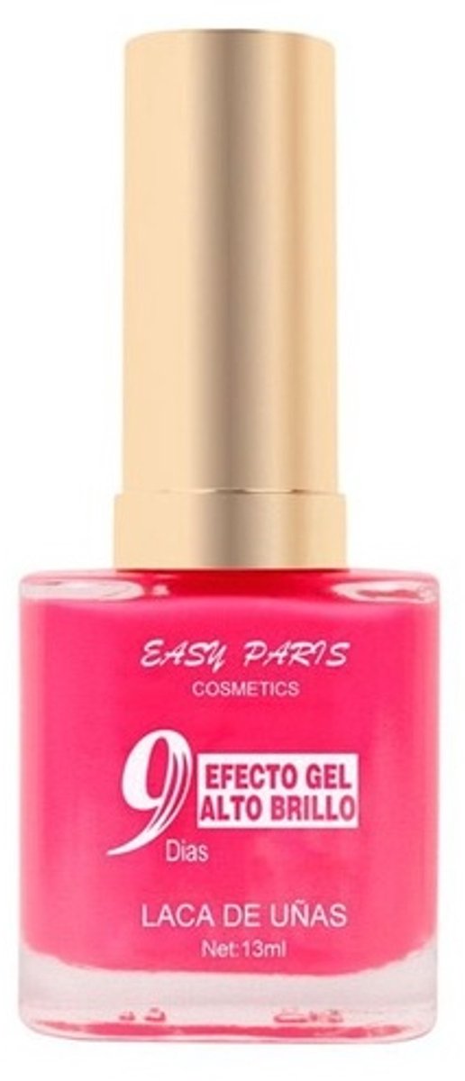 Goedkoopste Easy Paris - Nagellak - Fris / Fluor / Neon Roze - 1 flesje met 13 ml inhoud - Nummer 002