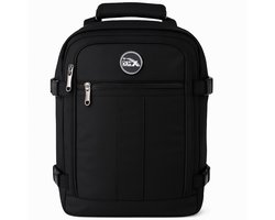 CabinMax Metz Reistas – Handbagage 24L Wizz Air – Rugzak Transavia – Schooltas - 40x30x20 cm – Compact Backpack – Lichtgewicht – Zwart