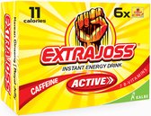 Extra Joss Active - 30 zakjes - Instant Energy Drink - 50 mg cafeïne - Slechts 11 calorieën - Makkelijk meenemen - Pre Workout - Suikervrij - Halal - Ginseng Extract - Royal Jelly - Vitamine B2, B3, B5, B6, B8, B9, B12 - Met 5 gratis stickers