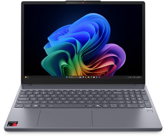 PC Lenovo IdeaPad Slim 3 15Q8X10 Copilot+ ; processeur Qualcomm Snapdragon X1-26-100 ; écran WQXGA de 38,4 cm (15,1") ; 24 GB de mémoire vive LPDDR5x ; disque SSD de 512 GB ; Wi-Fi 6E (802.11ax) ; Windows 11 Home ; couleur : Grijs belge