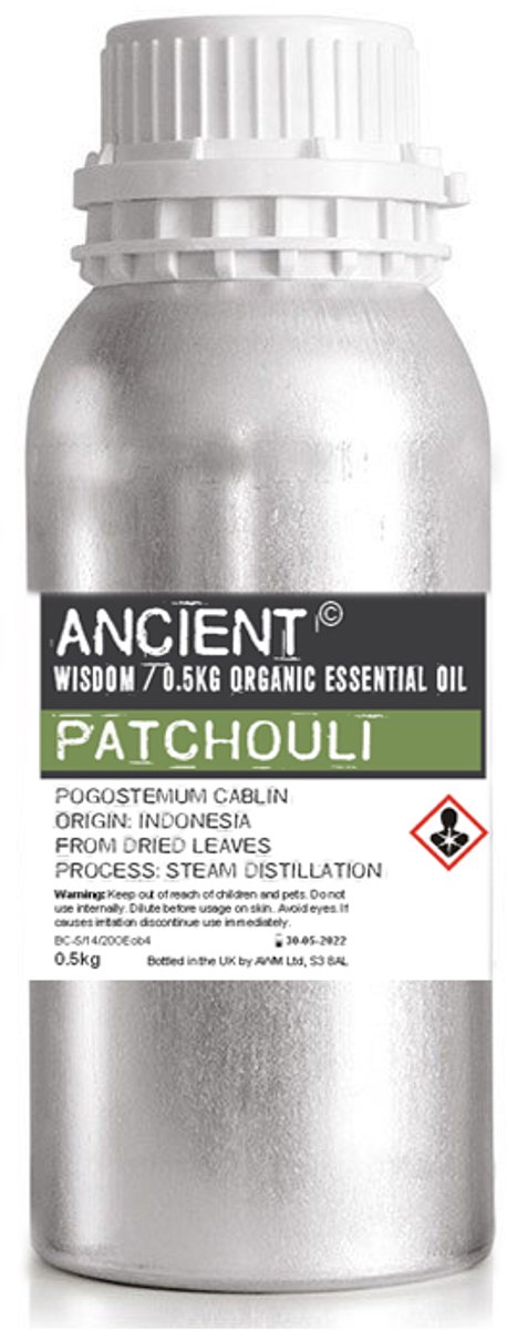 Patchouli Organic Essential Oil 0.5kg