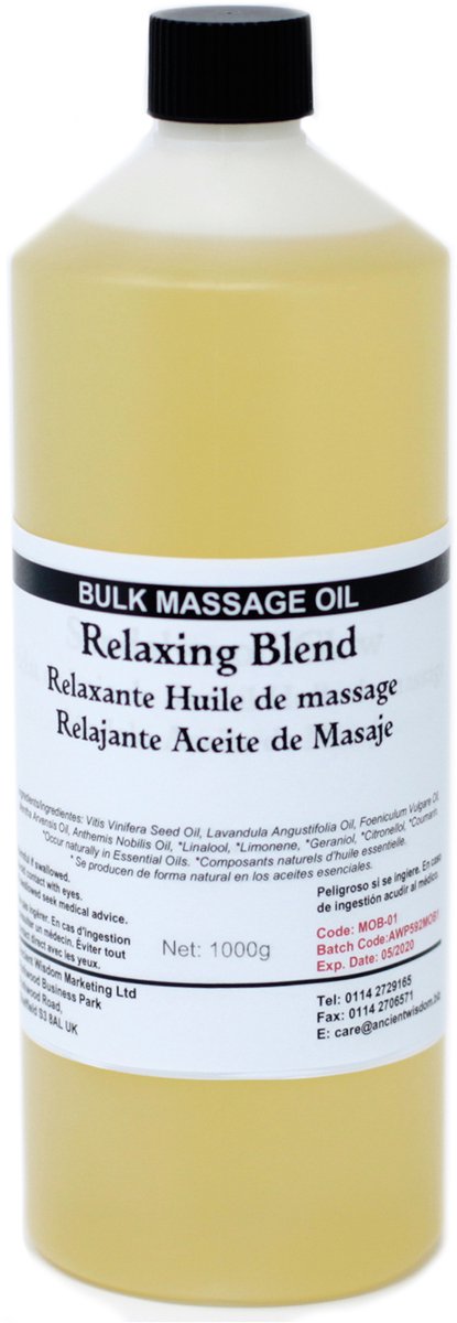 Massage & Bad Olie - 1kg - Ontspanning