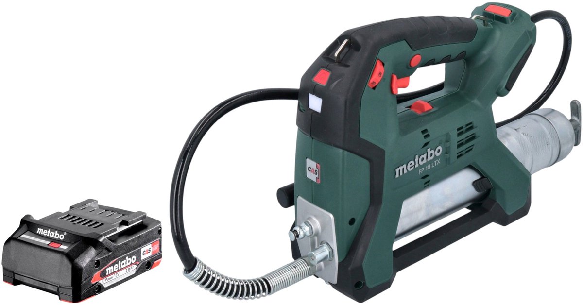 Metabo FP 18 LTX accu-vetspuit 18 V 690 bar + 1x accu 2,0 Ah - zonder oplader