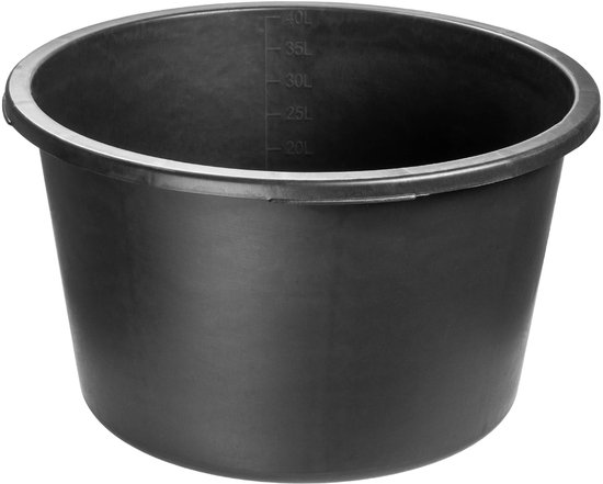 KADAX mortelbak, bouwemmer, stabiele mortelemmer voor tuin, bouwplaats