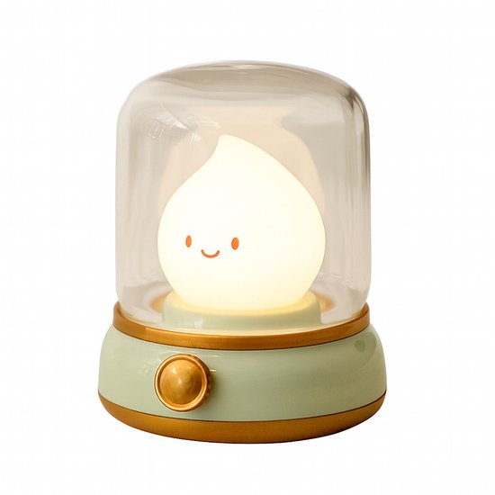 Magische Nachtlamp Elf - Nachtlampje voor Kinderen - Nachtlampje kinderen - USB oplaadbaar - Rustgevende Nachtverlichting - Slaaplampje - Baby- en Kindernachtlamp - Droomlampje - Groen LED Slaaplamp - Fantasieverlichting voor Kinderkamer - Groen