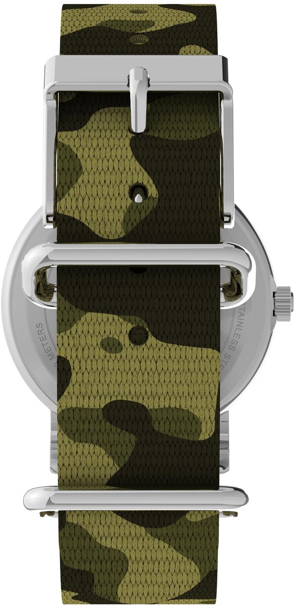 Timex Weekender Seasonal Kwarts Analoog Horloge Groente Case: 100% Brass And Llb| Bracelet: 100% Fabric 31 mm TW2V61500Z1