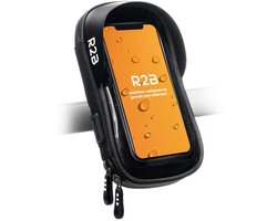 R2B Telefoonhouder Fiets Waterdicht - Ook voor Scooter & Motor - Gsm Houder Fiets - Fietshouder - Fiets Telefoonhouder - Smartphone Houder Fiets - Fiets Accessoires - Zwart - Phone Holder Bike