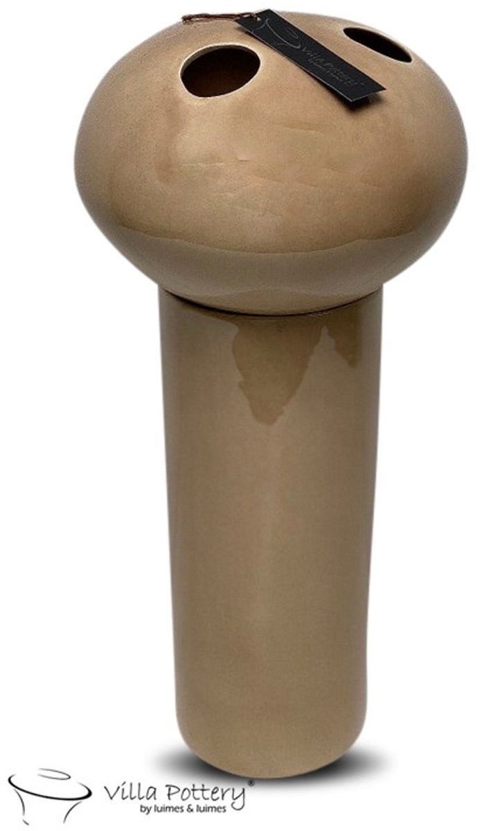 Villa Pottery Marrakech Vaas Creme D25 x crème