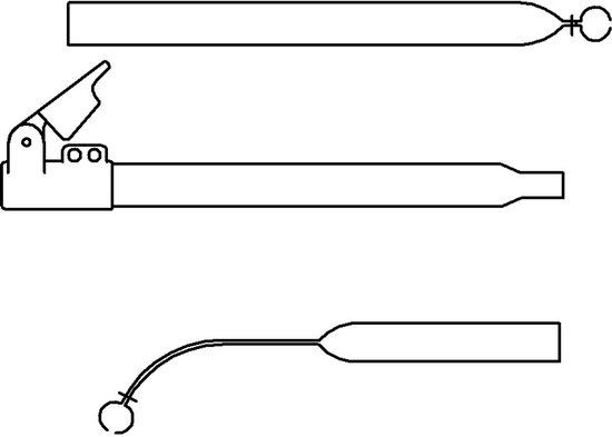 Campking Voortentspanstok 25/22 mm 210-275cm Alu. - Stokdelen van Campking — afbeelding 2