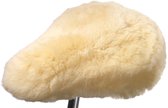 Housse de selle de vélo Donja HD , housse en peau de mouton, laine médicinale très épaisse-couleur-jaune