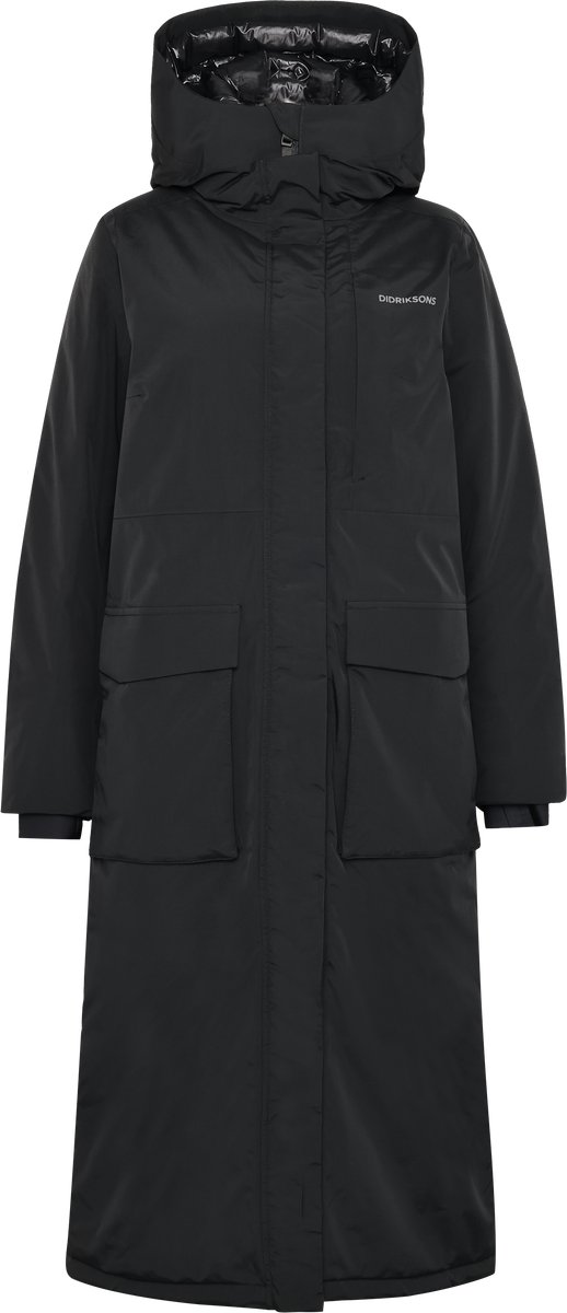 Didriksons LEYA WNS PARKA L 4 Dames Outdoorjas Zwart