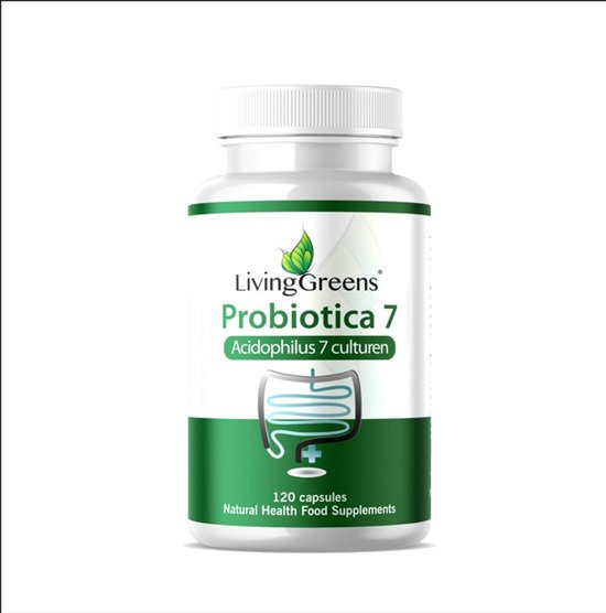 LivingGreens Probiotica 7 120 caps - Probioticum - vegan - vegetarisch - glutenvrij