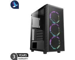 AZZA Prime ARGB Gaming PC | AMD Ryzen 7 - 5700G | 16 GB DDR4 | 500 GB SSD - NVMe | Windows 11 Pro