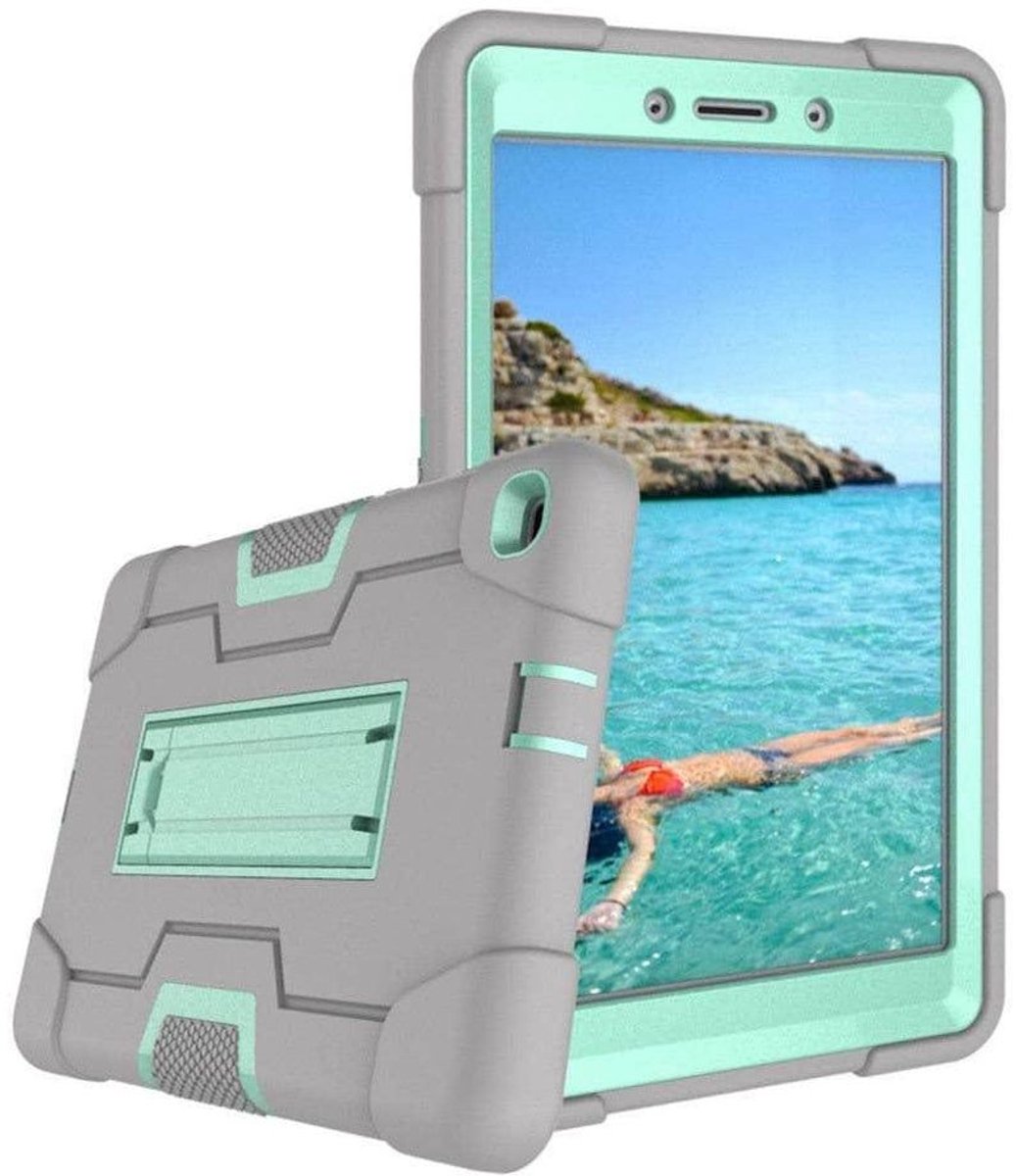 Beschermhoes voor Samsung Galaxy Tab A 8.4 (SM-T307), Huawei MatePad T8/M5 Lite/M6, Lenovo Tab M8 – 360° Draaibare Standaard & Handriem