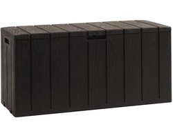 BRAVO tuinkist - Hars - Toomax - Bruin - Inhoud 270L - 117,5 x 45 x 56 cm