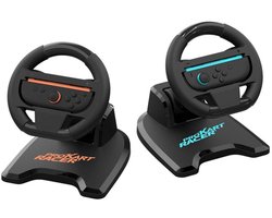 Set de 2 Volants de course pliables Subsonic – Pour Nintendo Switch 2 et Switch – Rotation à 180° – Accessoire Mario Kart – Compatible Joy-Con