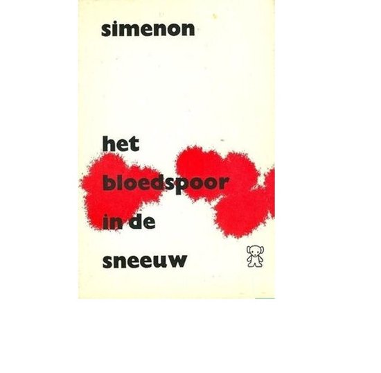 Bloedspoor in de sneeuw