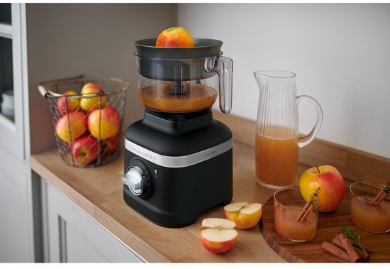 KitchenAid Blender - Artisan - Glazen kan van 1,4 L - 1200W - Smoothie maker - Mat Zwart van Merkloos — afbeelding 5