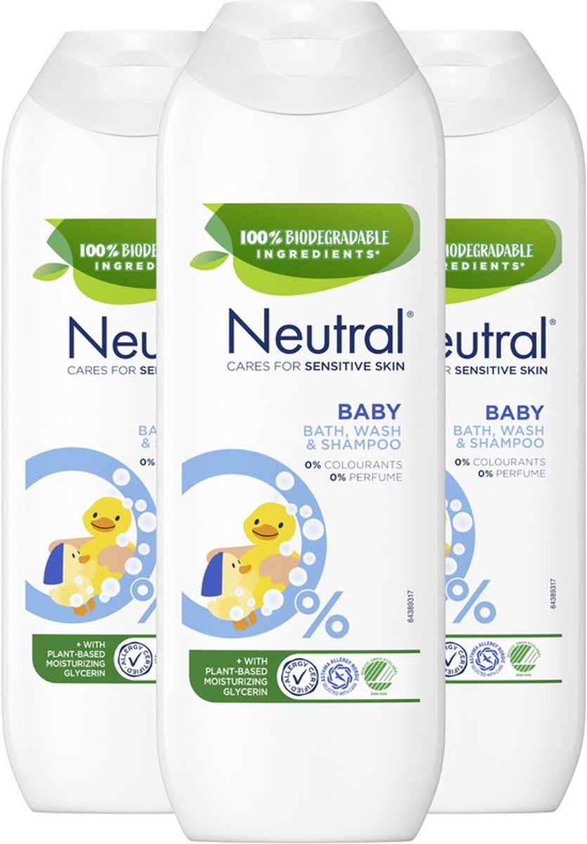 Neutral 0% Baby Shampoo Parfumvrij - 750 ml - Voordeelverpakking