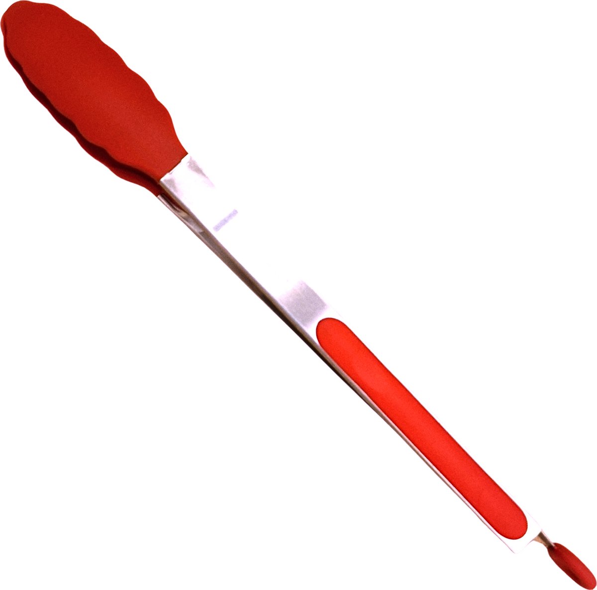 THINGS-TO-BUY – BBQ Tang – Keukentang – 34 cm – Siliconen/RVS – Rood – Hittebestendig – Voor Grill, Slakom ,Koekenpan