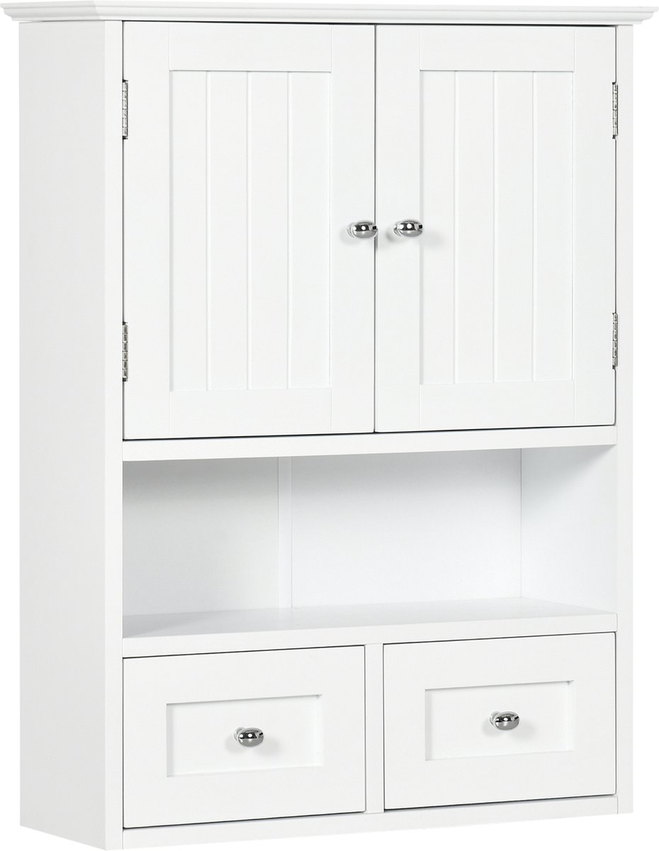 kleankin-wandkast-MDF-50,8x17,8x66cm-wit