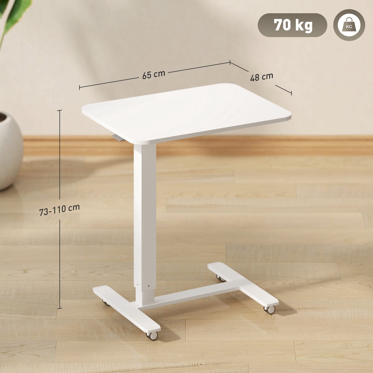 HOMCOM - Zit-Sta Bureau thumbnail 3