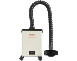 Lynly - Vevor Soldeerdampafzuiger 100W - Rookafzuiger met 3-Laags Filter 99,99% - Stil - Compact - Soldeerafzuiging hobby en werk