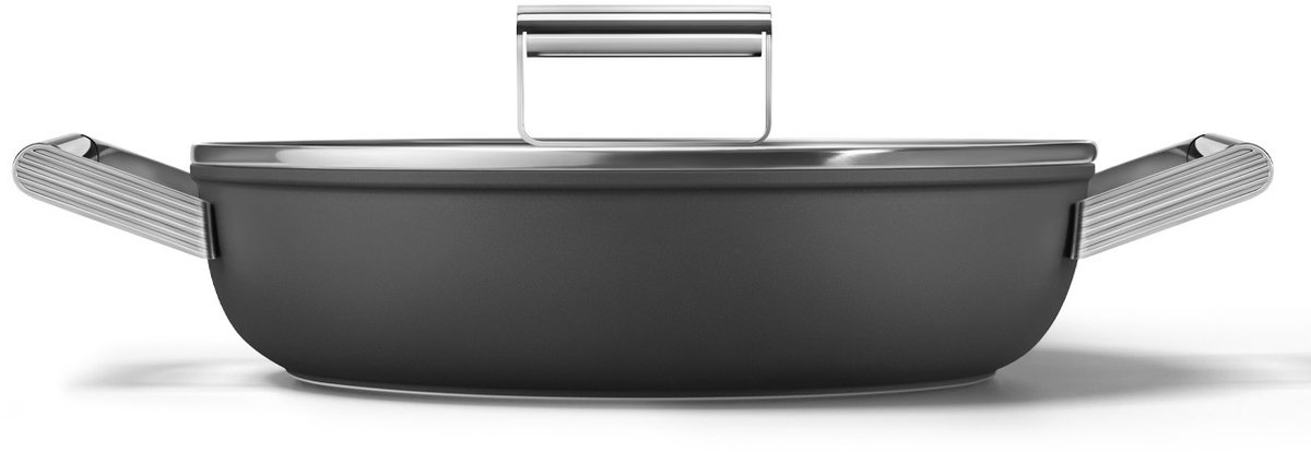 SMEG DPF2812BLM Hapjespan - Jaren 50 - Zwart
