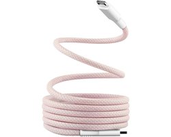 Câble USB T'nB TCPDMAGPK USB 3.2 Gen 1 (3.1 Gen 1) 1,5 m USB C Rose, Blanc