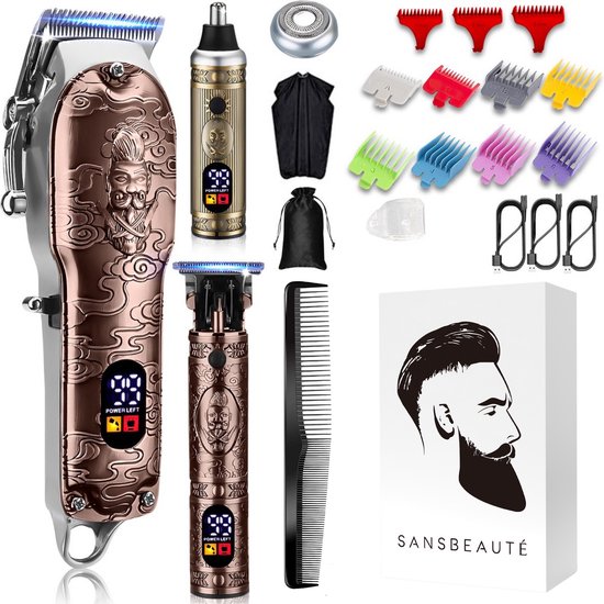 Sansbeauté Professionele Draadloze 4-in-1 Tondeuse