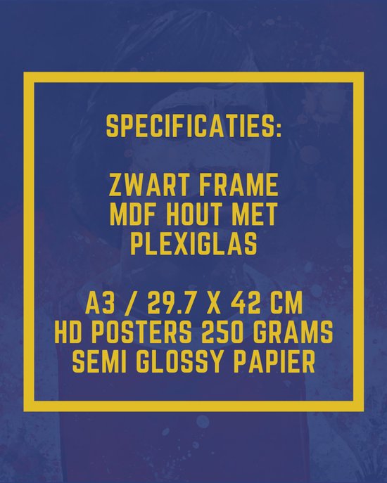 Affiche Man City avec personnalisation - Avec eigen naam et numéro - Format A3 - 29,7x42 cm - Papier semi-brillant - Inspiré des couleurs de Manchester City et d'un peu d'imagination