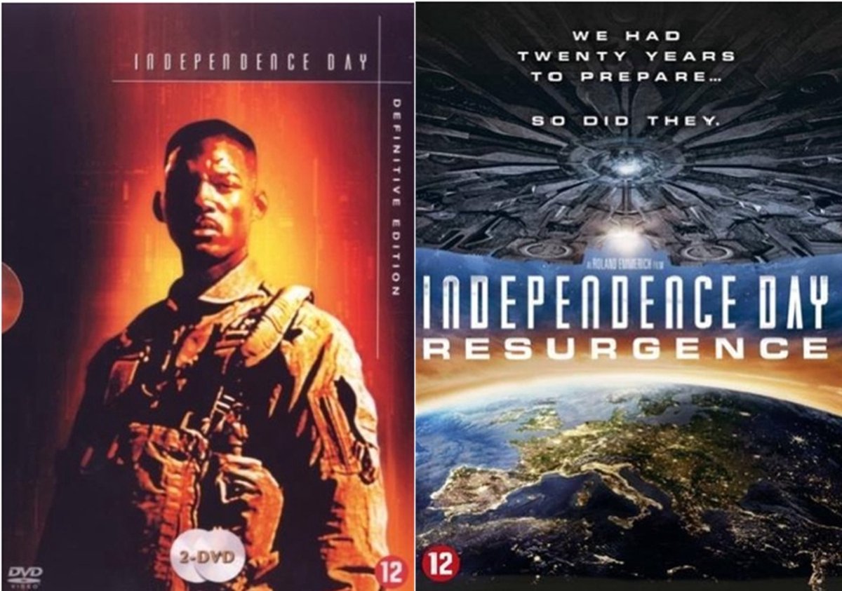 Independence Day 1 (two disc) & Independence Day 2 Resurgence