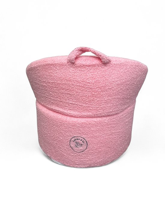 Liefjes & Co Teddy XL Fluffy Sofa - Kinderfauteuils - Kinderstoel - Kindersofa - Roze van Liefjes & Co — afbeelding 3