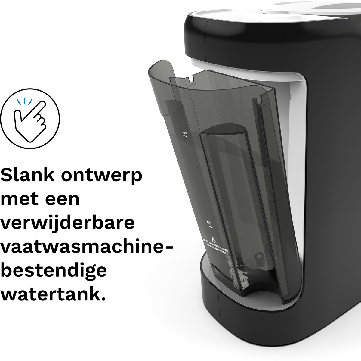 Baby Brezza Formula Pro Advanced - Zwart/Wit thumbnail 3