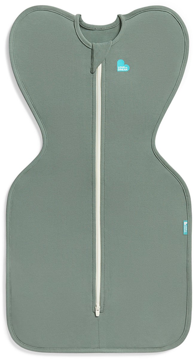 Love to Dream™ Babyslaapzak Swaddle Up™ - Inbakeren - Baby 3-6 maanden - 6-8.5 kg - All season - 1.0 TOG - Deep olive