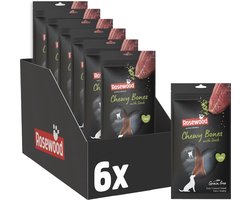 Rosewood Chewy Bones Eend Large - Kauwkluiven voor Grote Honden - Met Eend & Runderhuid - Eiwitrijk - Zonder Kunstmatige Toevoegingen - 6 zakjes à 90g