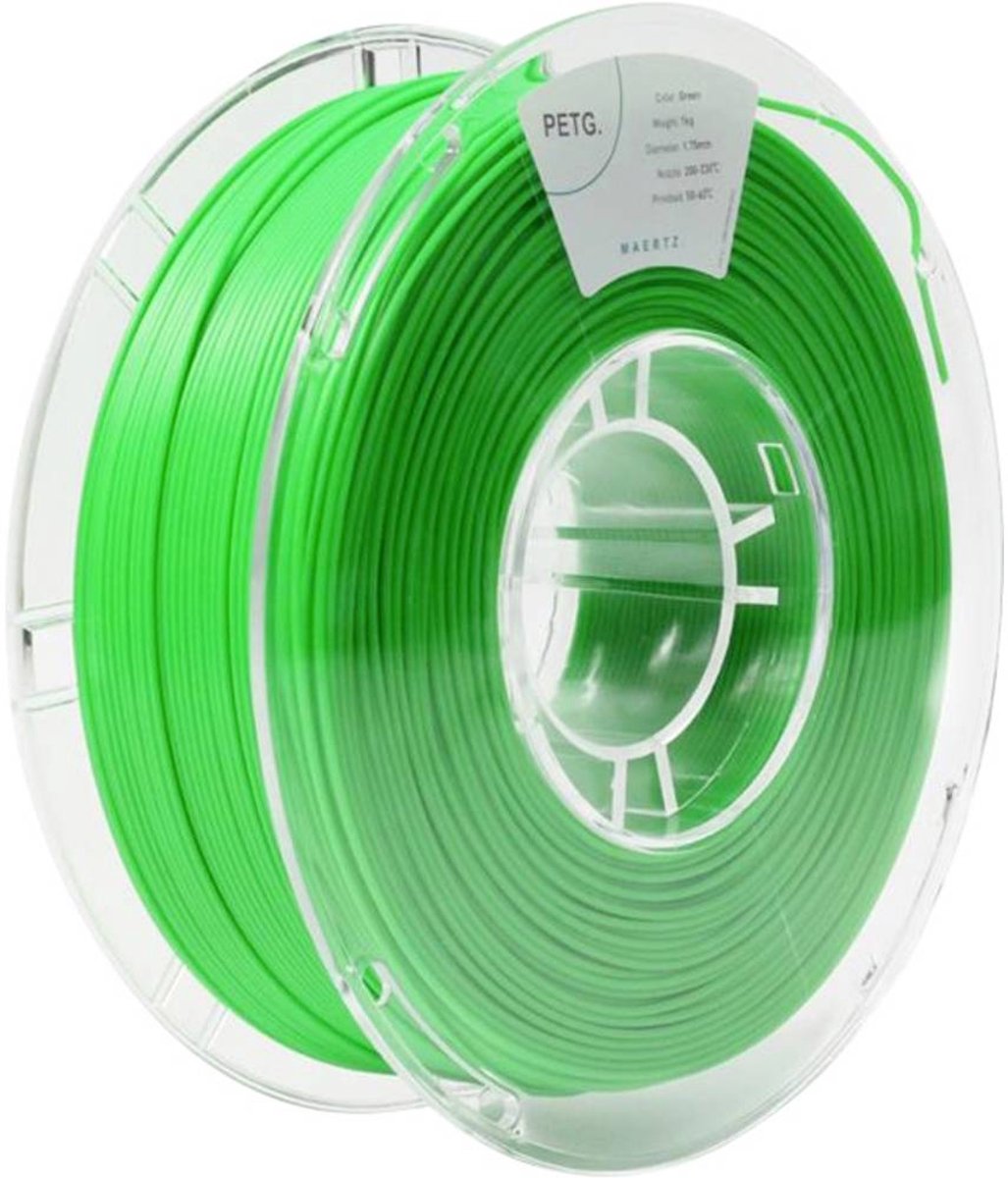 Maertz PMMA-1011-005 PMMA-1011-005 Filament PETG Chemisch bestendig 1.75 mm 1000 g Groen 1 stuk(s)