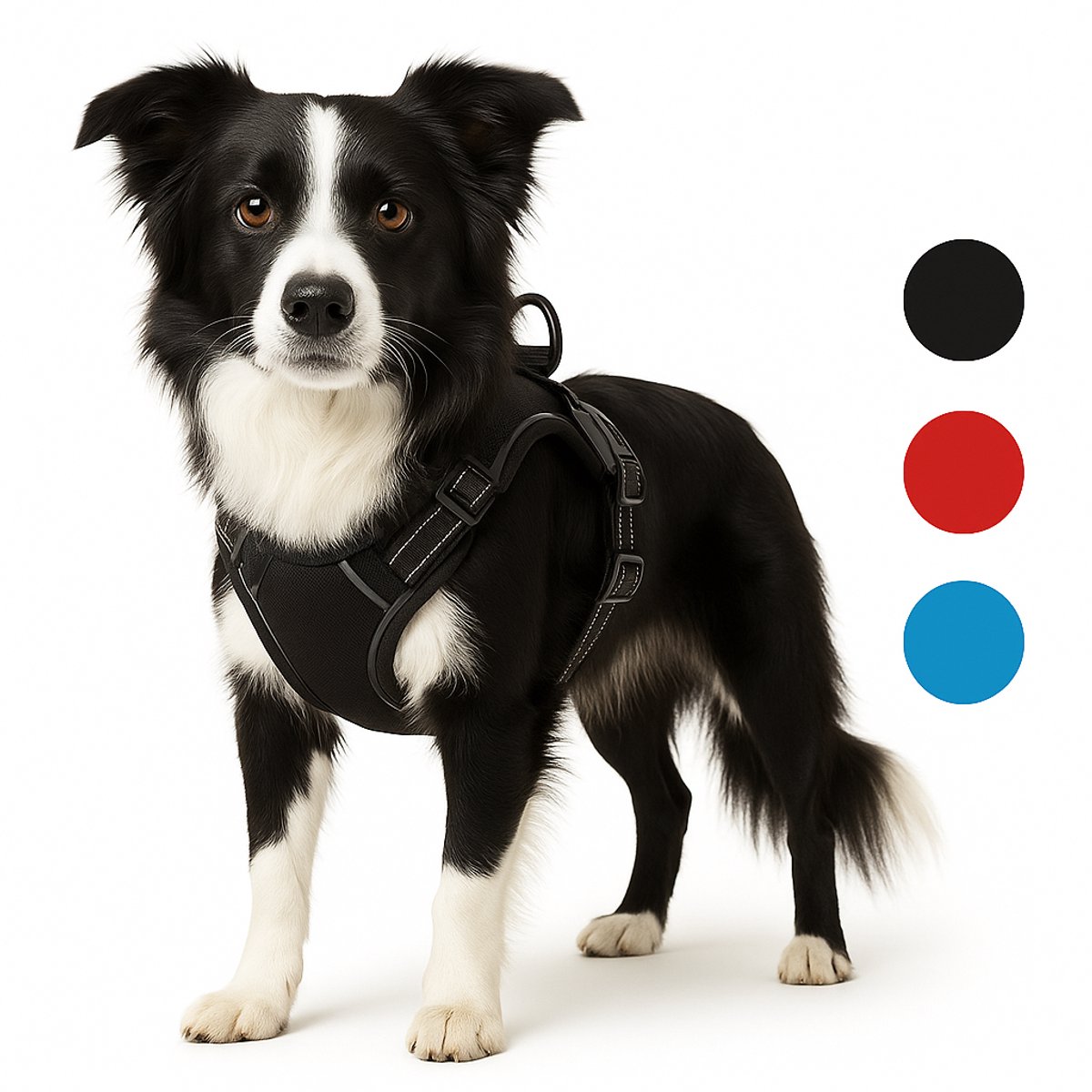 Hondentuig Balou Zwart L 60-85 cm x 25 mm