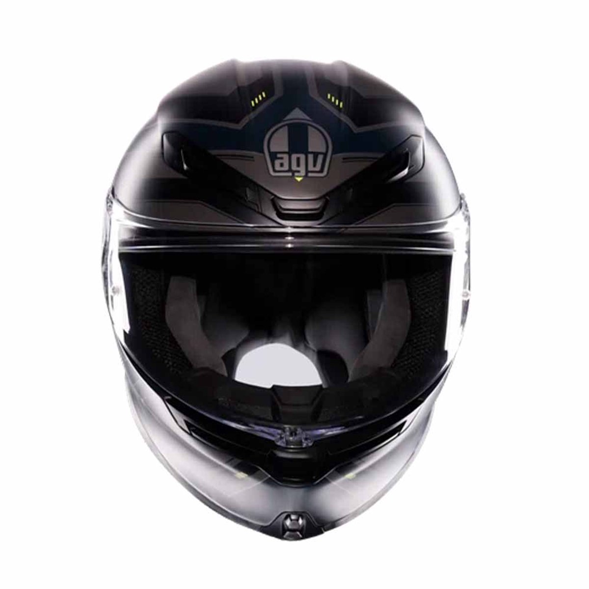 AGV K6 S E2206 Mplk Enhance Matt Grijs Geel Fluo Integraalhelm - Helm – foto 8