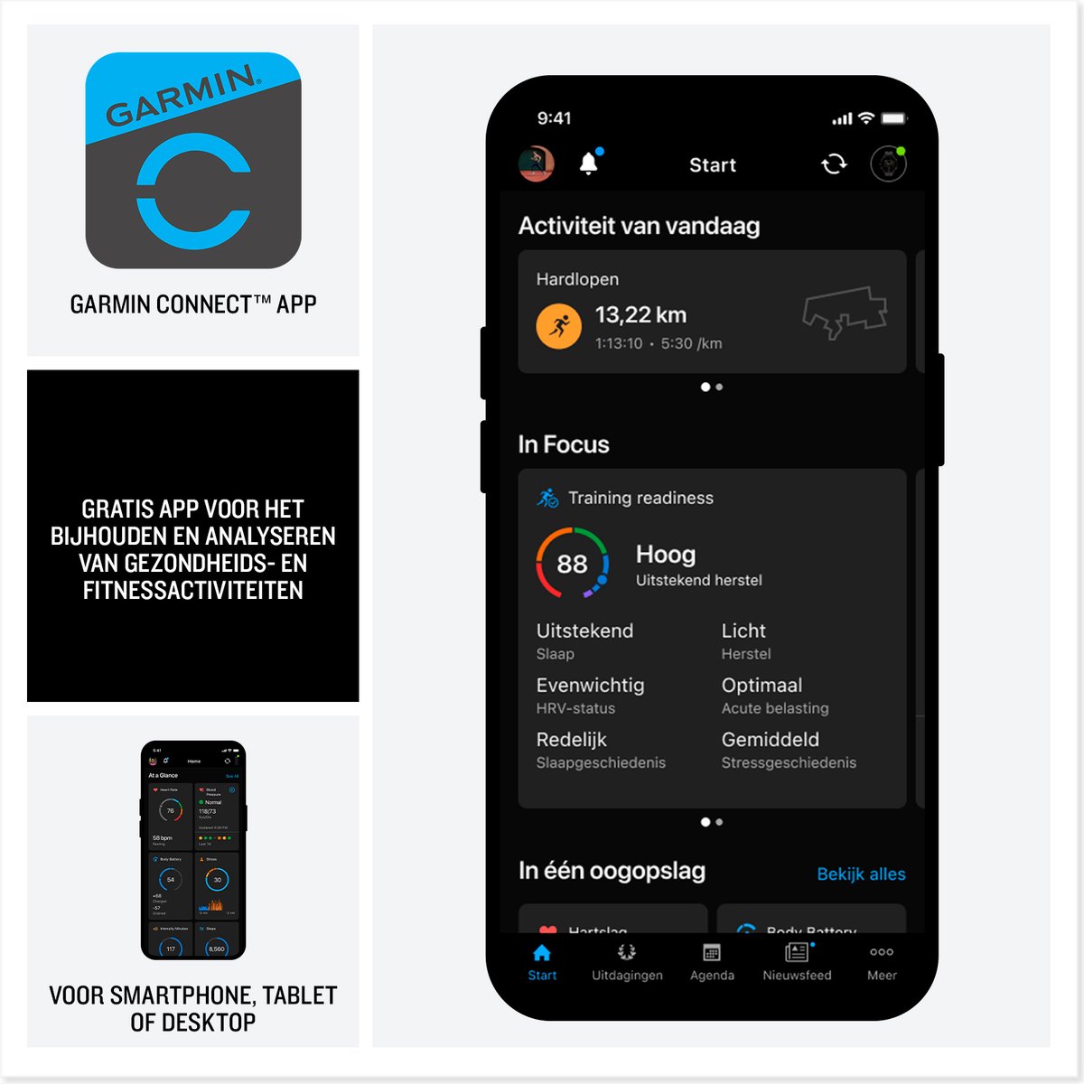 Garmin Venu X1 - Dunste AMOLED-smartwatch, 8 dagen batterij thumbnail 5